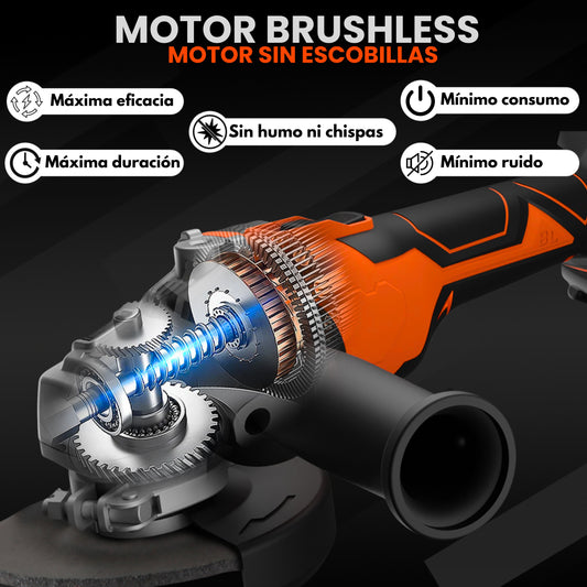 AMOLADORA ANGULAR INALÁMBRICA