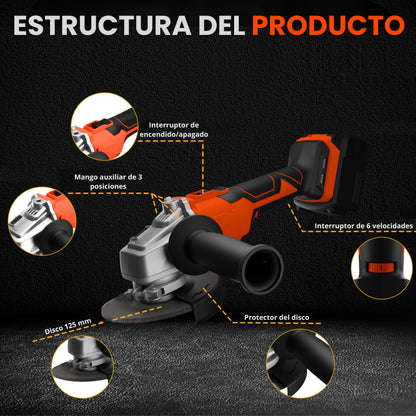 AMOLADORA ANGULAR INALÁMBRICA