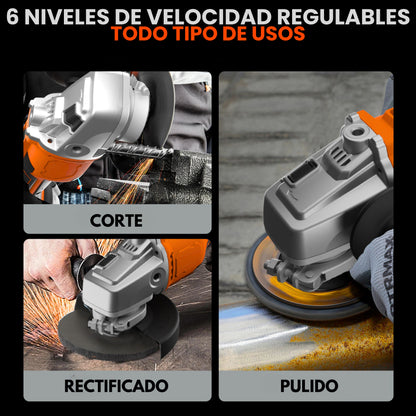 AMOLADORA ANGULAR INALÁMBRICA