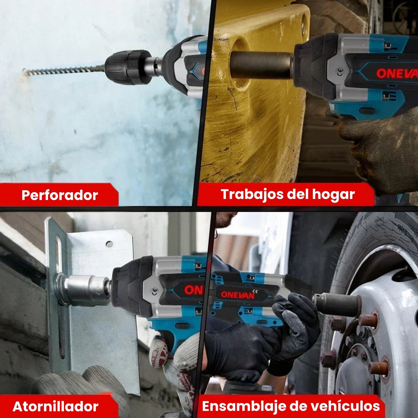 PISTOLA DE IMPACTO INALÁMBRICA 1800 N.M